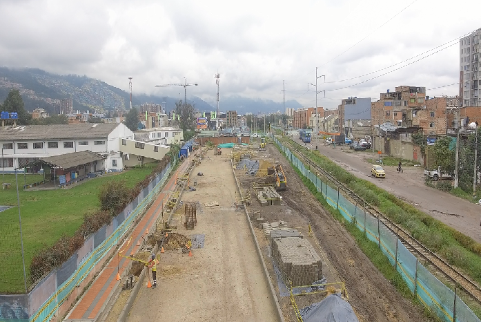 Panorámica de la ampliación de la Avenida Carrera 9 entre las calles 170 y 193